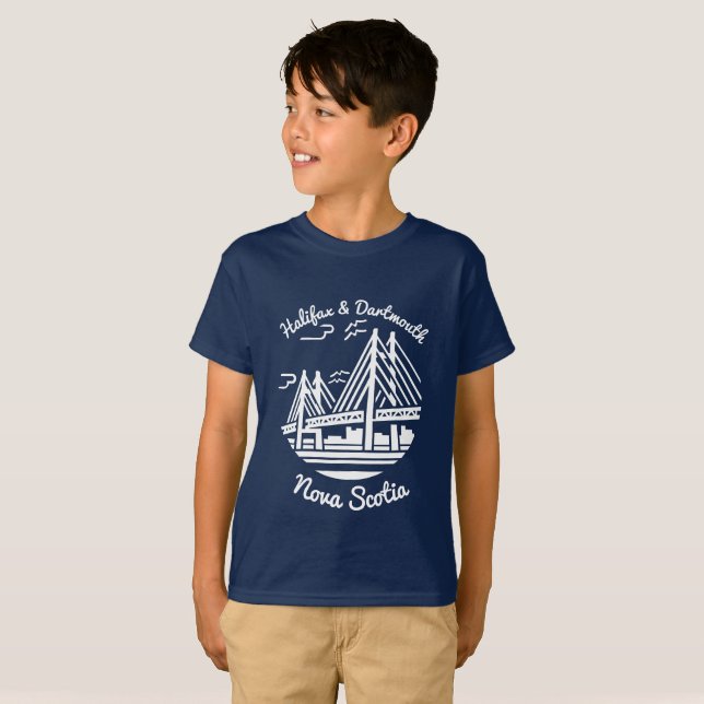 Nova Scotia shirt Halifax and Dartmouth shirt (Front Full)