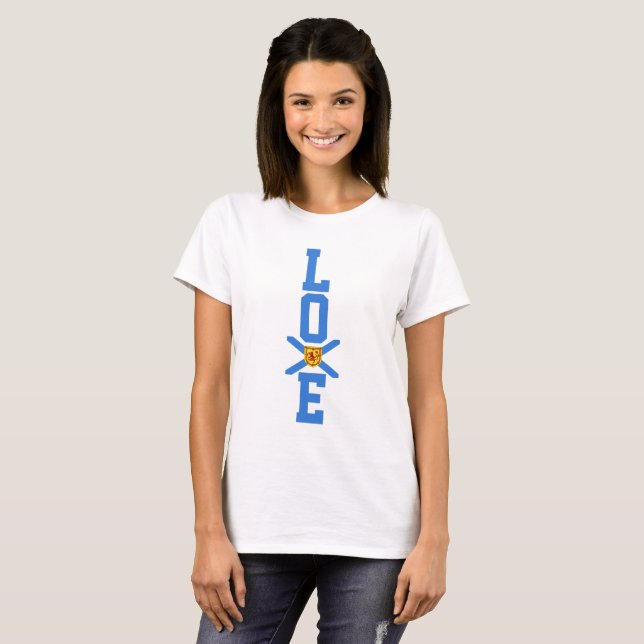 Nova Scotia shirt love flag shirt (Front Full)