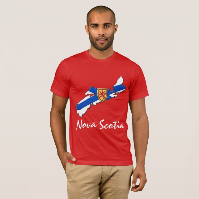 Nova Scotia shirt map (Front Full)