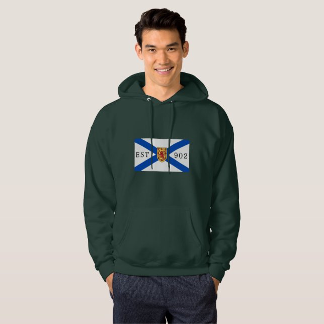  Nova Scotia shirt nova scotia 902 flag Editable (Front Full)