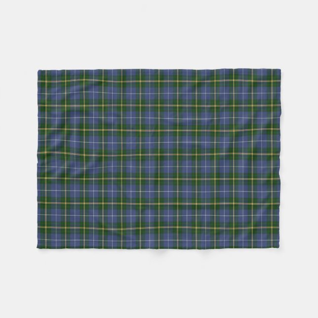 Nova Scotia tartan cottage fleece throw (Front (Horizontal))