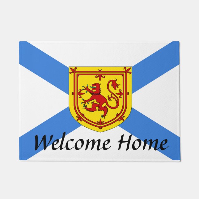 Nova Scotia Welcome home Mat Canada  Mat Door Mat (Front)
