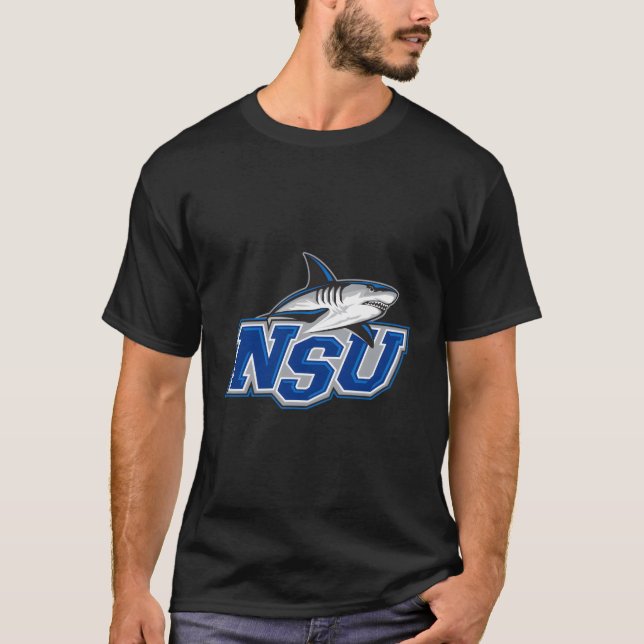 Nova Southeastern Sharks Icon T-Shirt (Front)