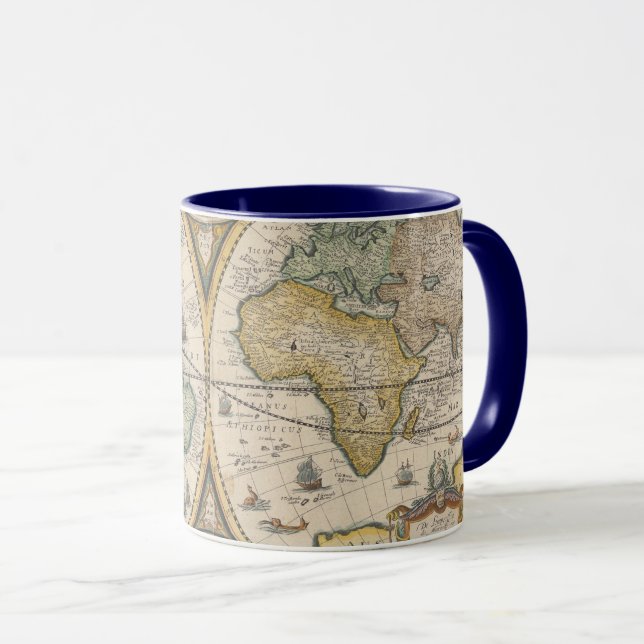 Nova Totius Terrarum Orbis Geographica Mug (Front Right)
