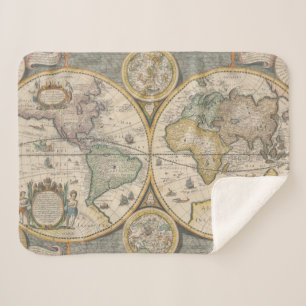 Nova Totius Terrarum Orbis Geographica Sherpa Blanket