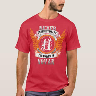 Novak Name Shirt Never Underestimate The Power Of