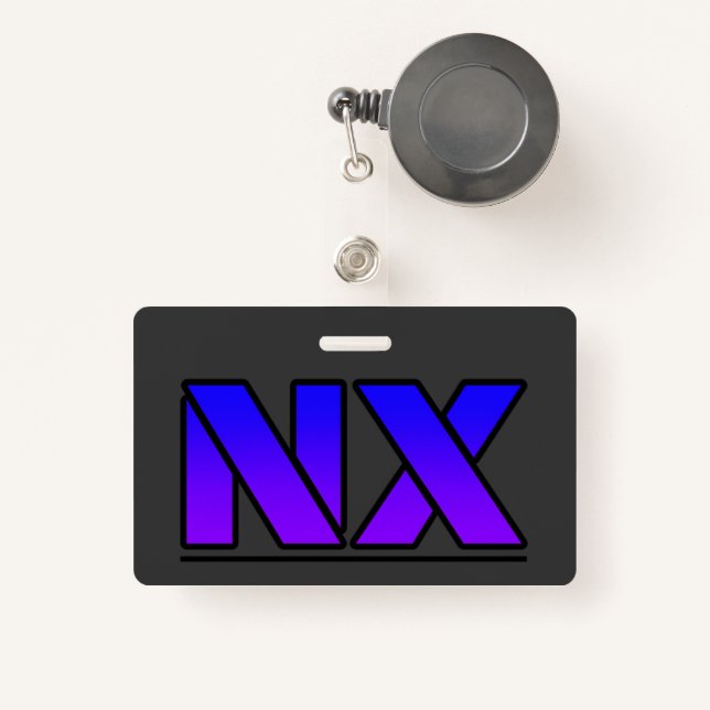 Novarix key ID badge (Front with Retractable)