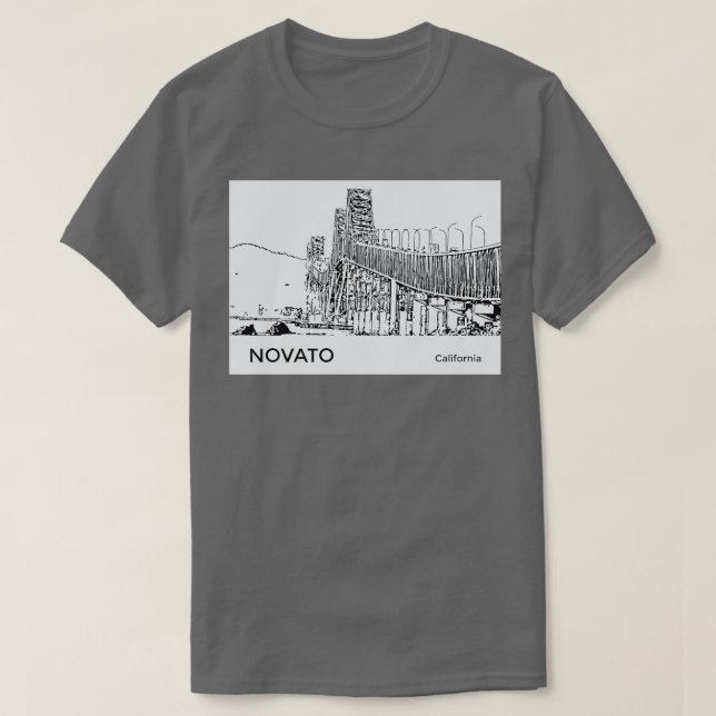 Novato California TShirt (Design Front)