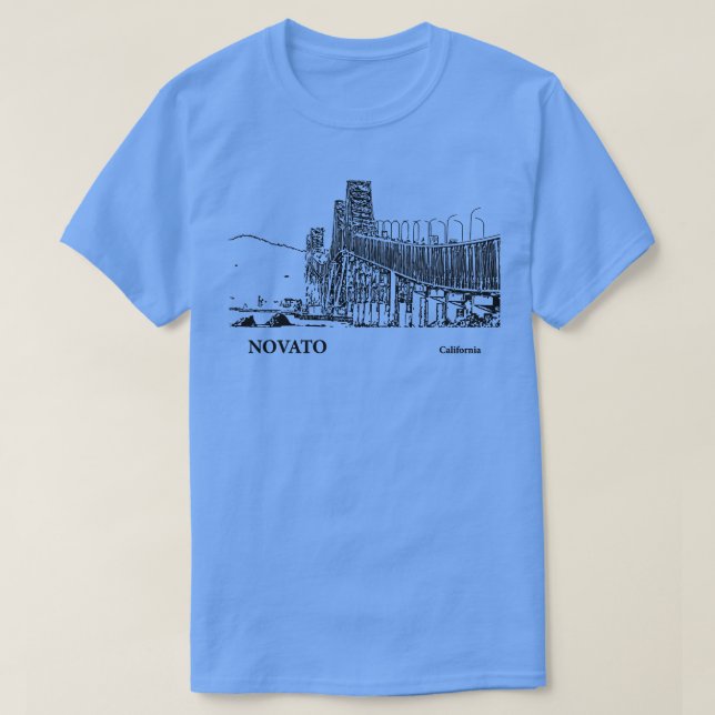 Novato California TShirt 3 (Design Front)