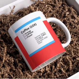 Novel Caffeine DMEM coffee mug