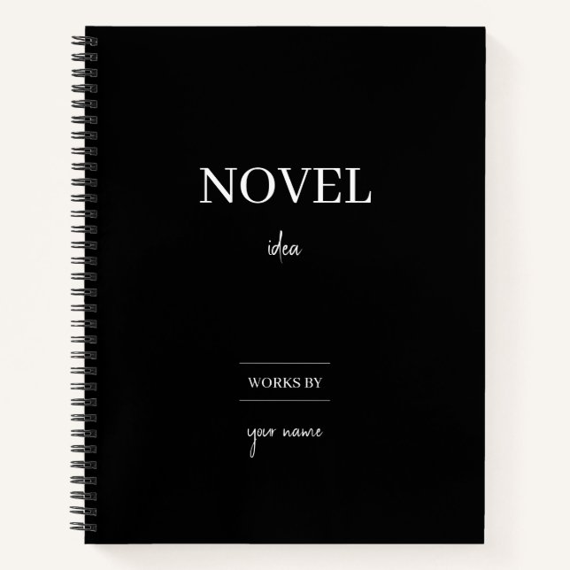 Novel Idea Personalised Notebook (Front)