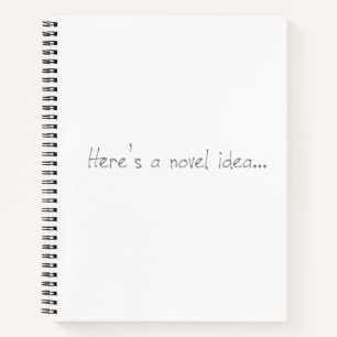 Novel Idea Spiral Bound Notebook