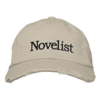 Novelist Embroidered Hat for Novel Writers