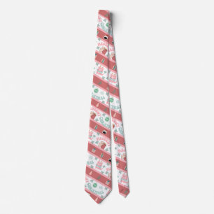Novelty Cat Christmas Tie