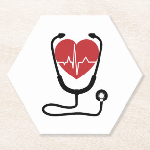 Novelty Doctor Nursing Practitioner Gift Cool Paper Coaster