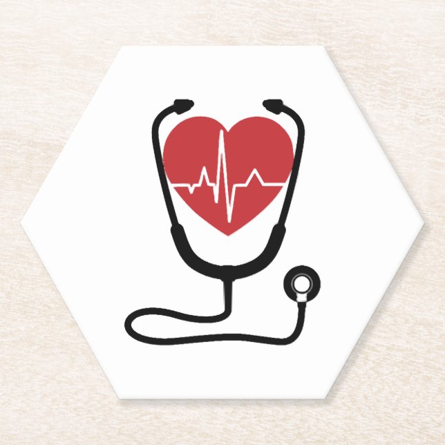 Novelty Doctor Nursing Practitioner Gift Cool  Paper Coaster (Front)