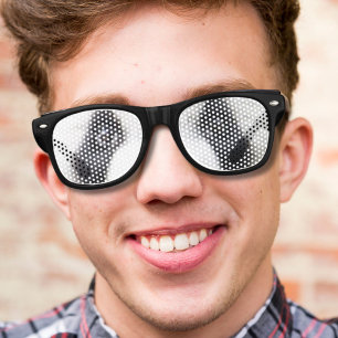 novelty funny panda eyes retro sunglasses