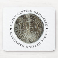 Novelty metal detecting mouse pad