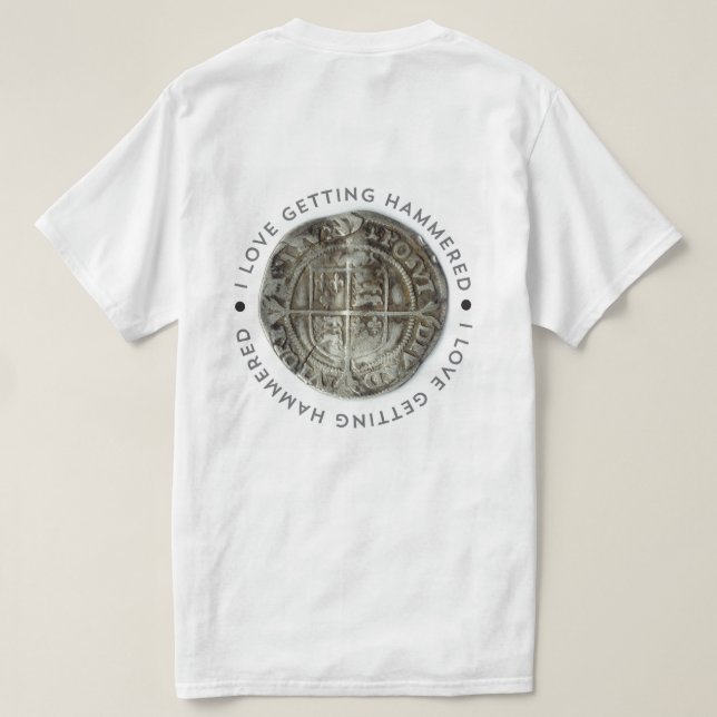 Novelty metal detecting t-shirt (Design Back)