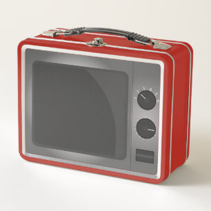 Novelty Microwave Effect Metal Lunch Box