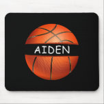 Novelty Personalised Name Aiden Sports Bysketbyll  Mouse Pad<br><div class="desc">Novelty Personalised Name Aiden Sports Bysketbyll</div>