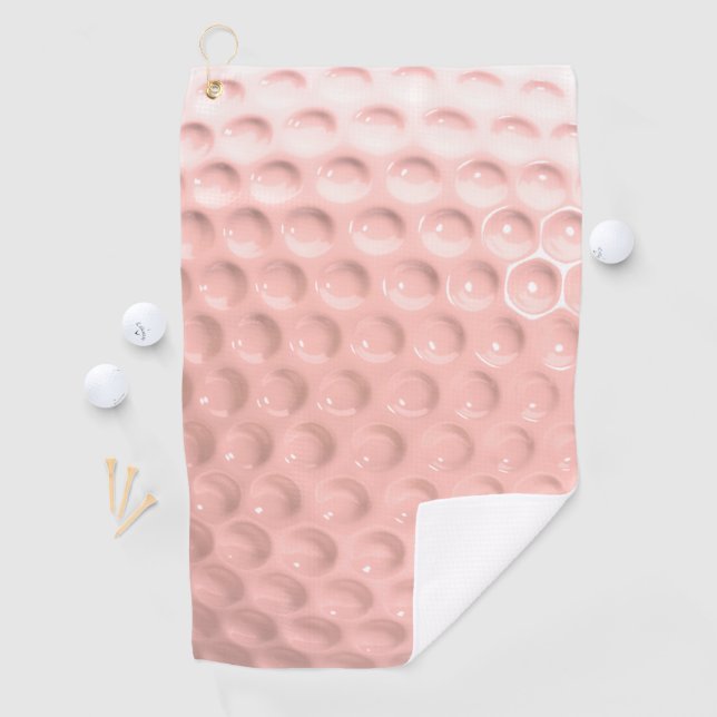 Novelty Pink Golf Ball Towel (InSitu)