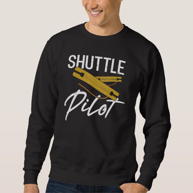Novelty Sew Quilt Patching Patchworking Needlework Sweatshirt (Front)