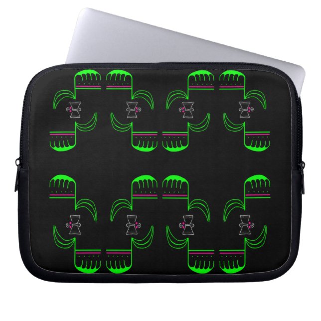 Novelty Venus Flytrap Print Electronics Bag (Front)