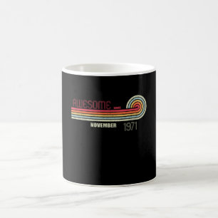 November 1971 50 th Birthday Years Old Coffee Mug