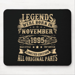 November 1995 30 Year Old Bday For Men 30th Birthd Mouse Pad