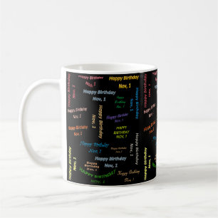 November, 1 Birthday Mug