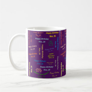 November, 26 Birthday Mug