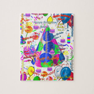 November, 4 Birthday Jigsaw Puzzle