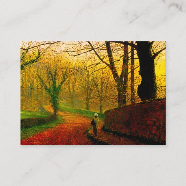 November Afternoon Stapleton Park Grimshaw Enclosure Card (Front)