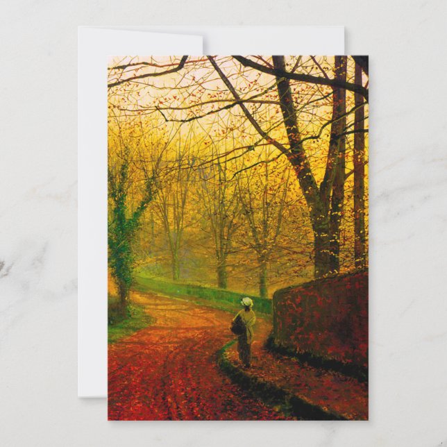 November Afternoon Stapleton Park Grimshaw Invitation (Front)