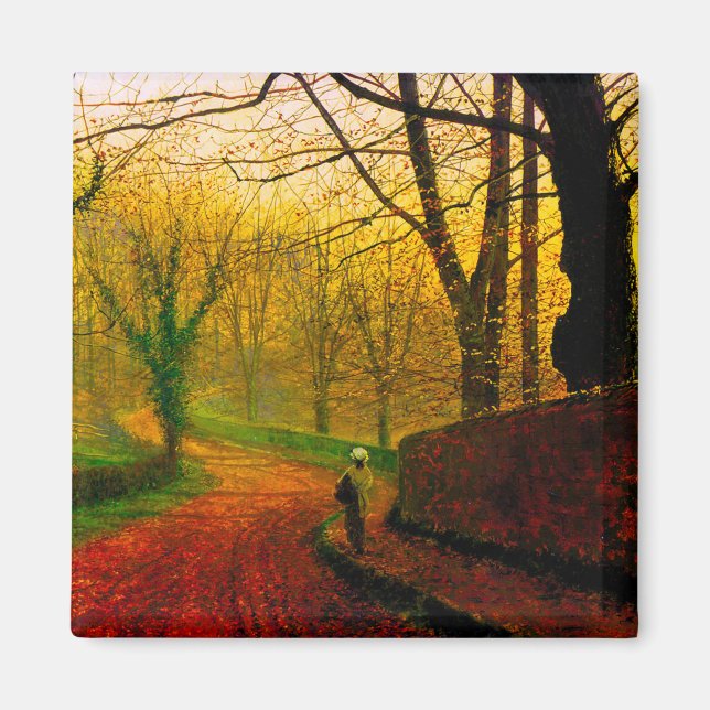 November Afternoon Stapleton Park Grimshaw Magnet (Front)