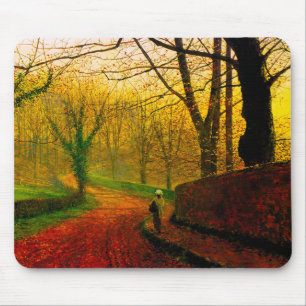 November Afternoon Stapleton Park Grimshaw Mouse Pad