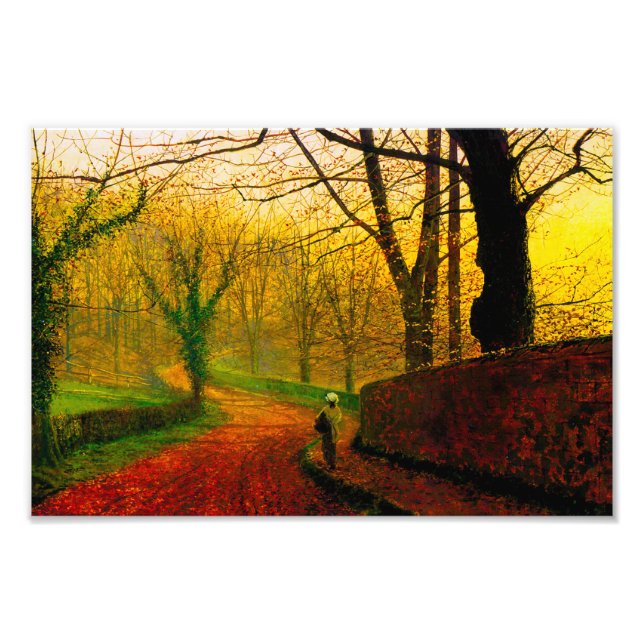 November Afternoon Stapleton Park Grimshaw Photo Print (Front)