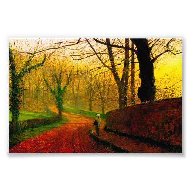 November Afternoon Stapleton Park Grimshaw Photo Print (Front)