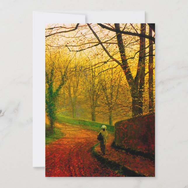 November Afternoon Stapleton Park Grimshaw Save The Date (Front)