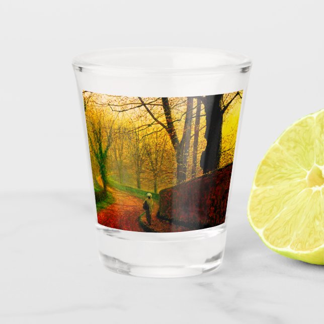 November Afternoon Stapleton Park Grimshaw Shot Glass (Front)