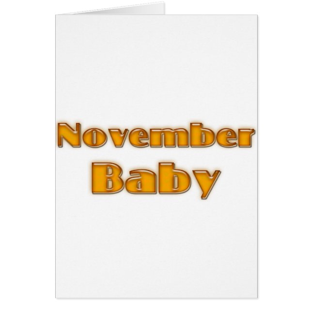 November Baby (Front)