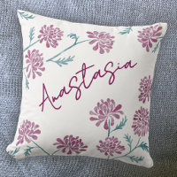 November Birth Month Chrysanthemum Personalised