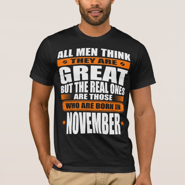 November Birthday T-Shirt (Front)