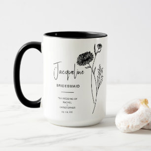 November Bridesmaid   Chrysanthemum Birth Flower Mug