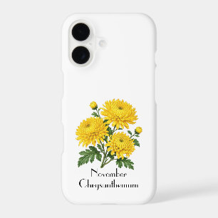 November Chrysanthemum Flowers Phone Case