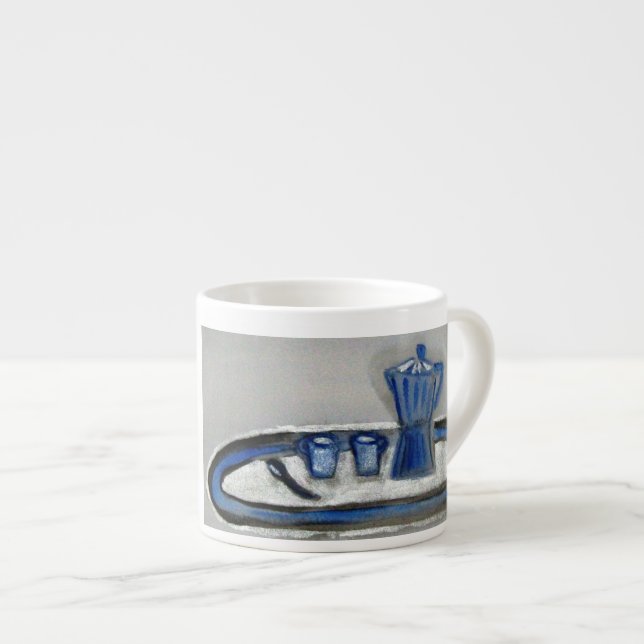 ...november espresso...art by Jutta Gabriel... Espresso Cup (Front Right)