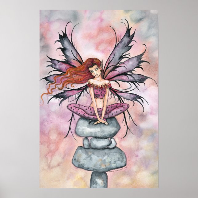 November Fairy Art Print Poster by Molly Harrison (Front)