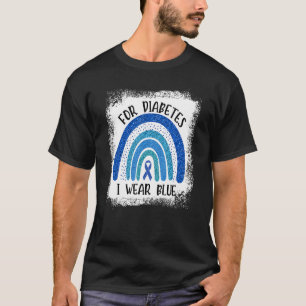 November For Diabetes Awareness I Wear Blue Ribbon T-Shirt