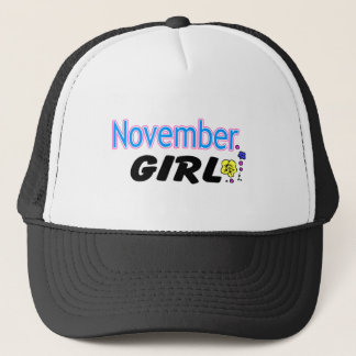 November Girl Trucker Hat